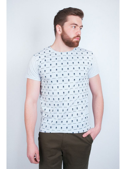 Футболка Футболка №141F002_Светло-серый