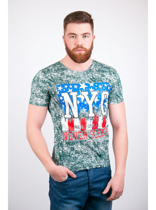 Футболка Футболка №128F009_Зеленый