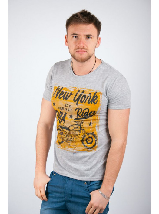 Футболка Футболка №61F084_Серый