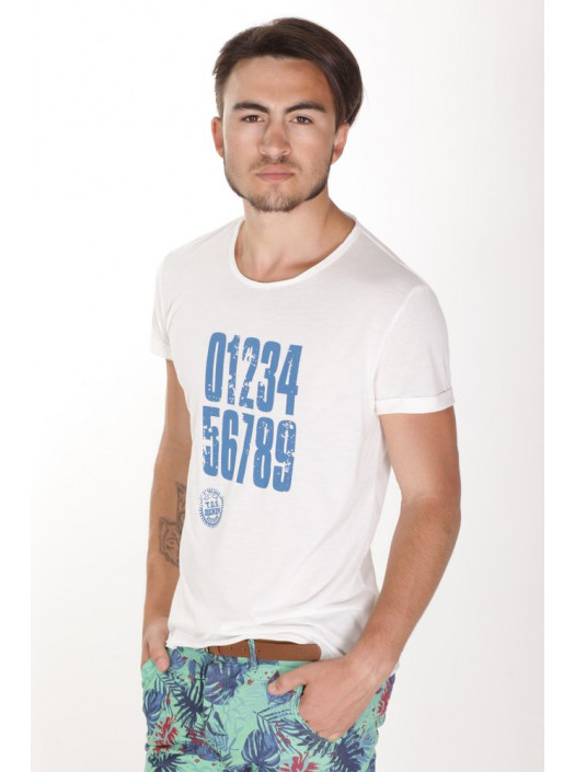 Футболка Футболка 4740 (цифры)_Белый