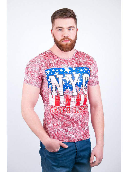 Футболка Футболка №128F009_Красный