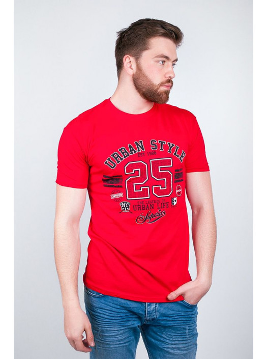 Футболка Футболка №132F001_Красный