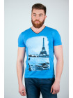 Футболка Футболка №128F004_Голубой