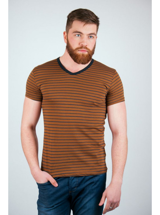 Футболка Футбока №21S072_Коричневый