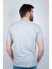 Футболка Футболка №132F005_Светло-серый