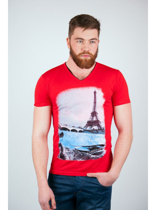 Футболка Футболка №128F004_Красный