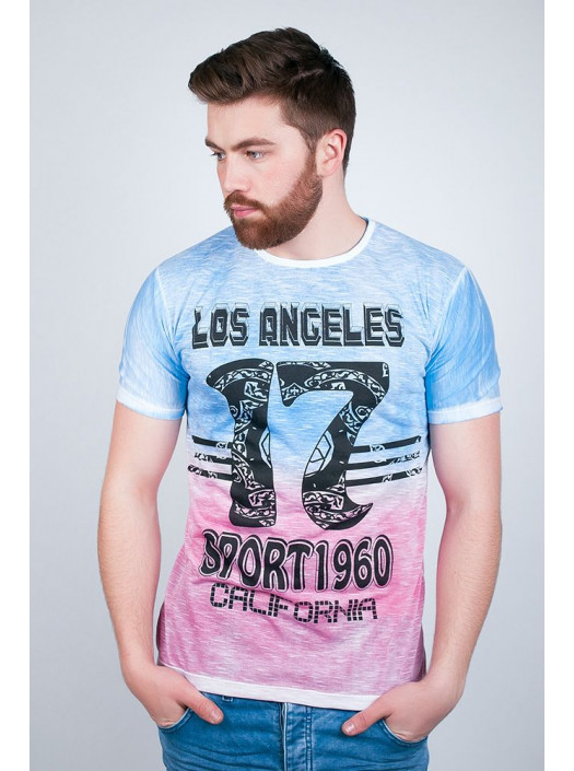 Футболка Футболка №131F004_Голубой