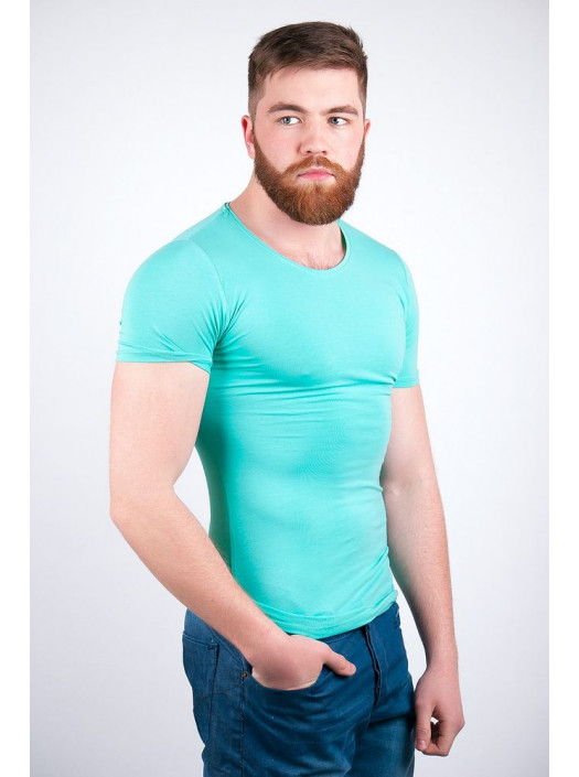 Футболка Футболка №57F072_Бирюзовый
