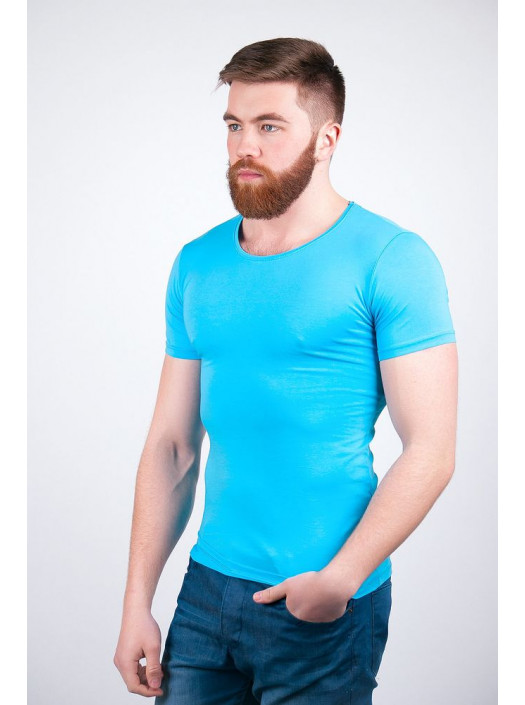 Футболка Футболка №57F072_Голубой