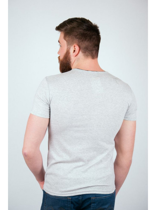 Футболка Футболка №128F012_Светло-серый