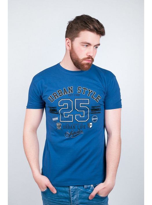 Футболка Футболка №132F001_Синий