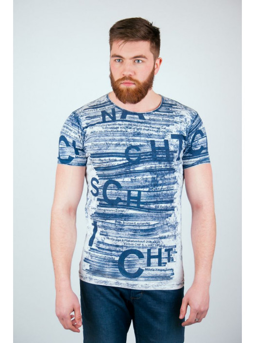 Футболка Футболка №114F012_Голубой