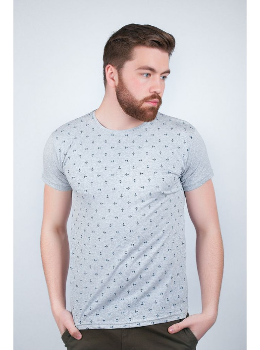 Футболка Футболка №141F001_Светло-серый