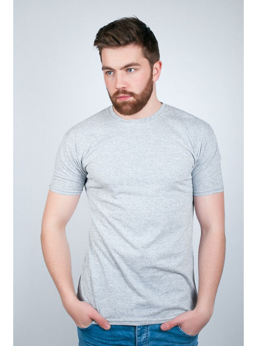 Футболка Футболка №132F006_Светло-серый