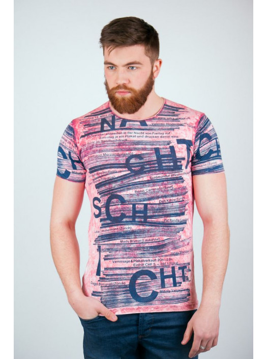 Футболка Футболка №114F012_Розовый