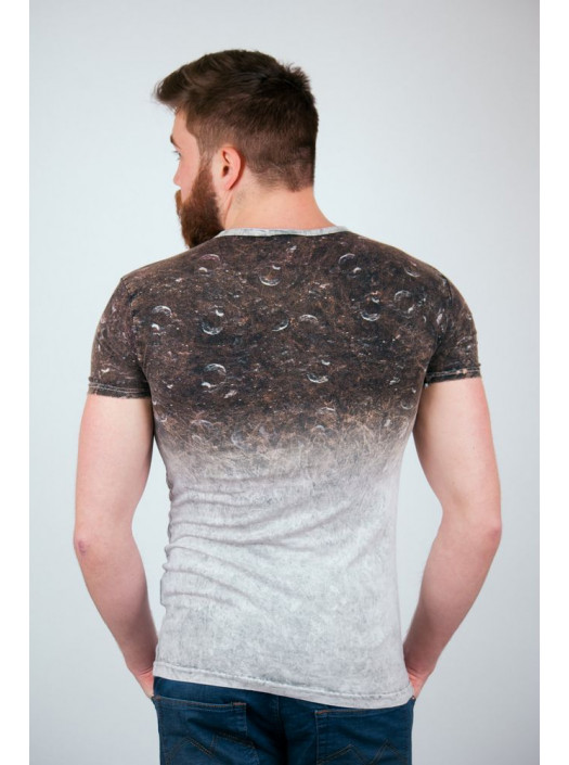 Футболка Футболка №128F014_Светло-серый