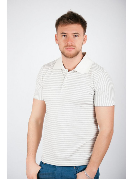 Поло Поло №61F059_Молочно-серый