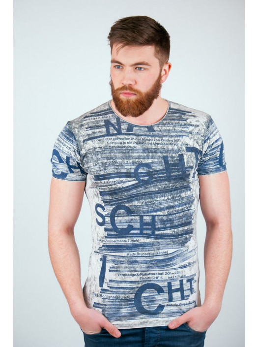 Футболка Футболка №114F012_Синий