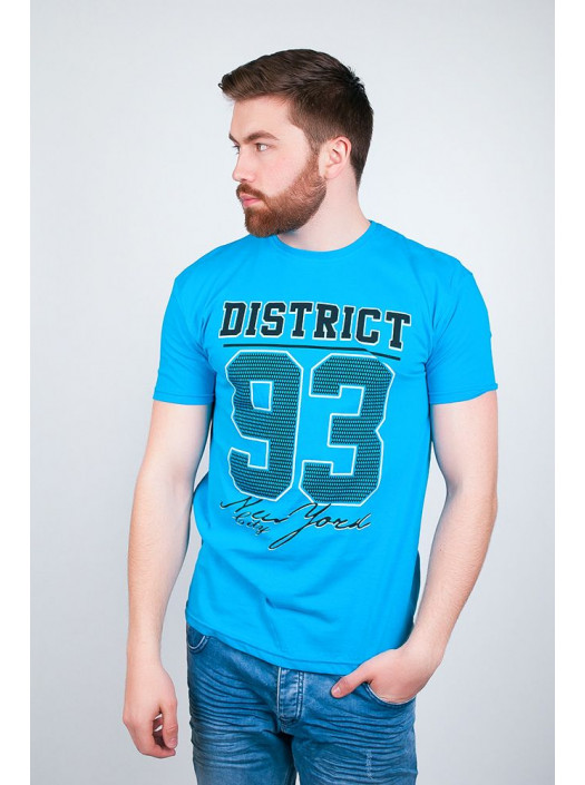 Футболка Футболка №132F002_Голубой