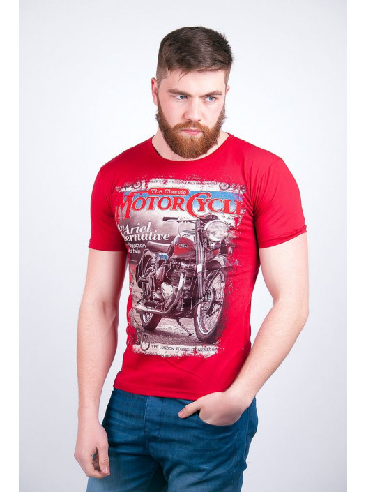 Футболка Футболка №67F019_Бордо