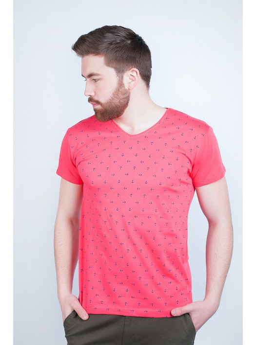 Футболка Футболка №141F004_Коралловый