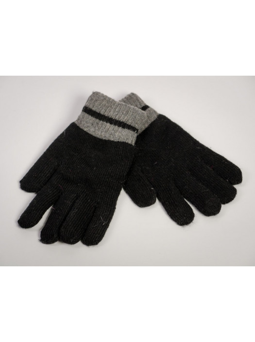 Перчатки Перчатки 2016 новые 149_Черный со светло-серым