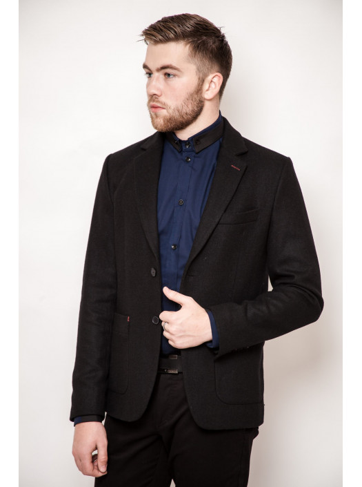 Пиджаки Пиджак 2439_Черный