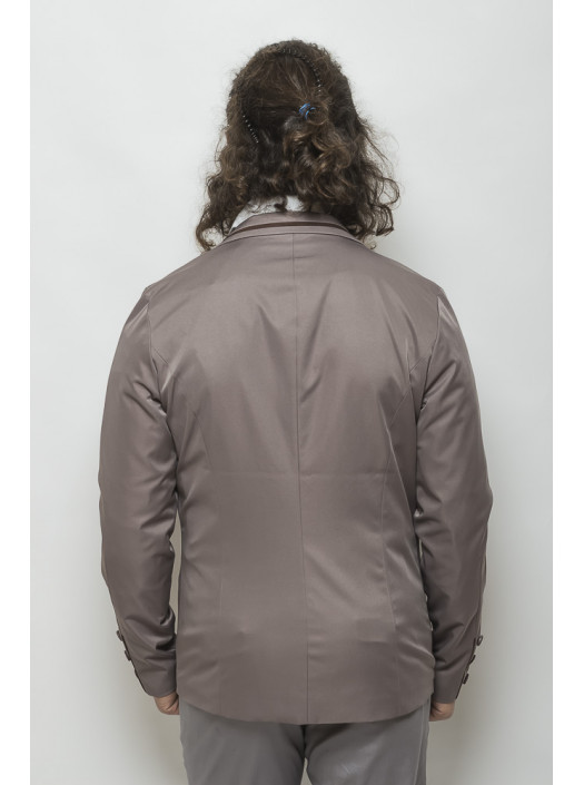 Пиджаки Пиджак 2404_Серо-бежевый