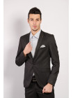 Пиджаки Пиджак №70F003_Черно-серый