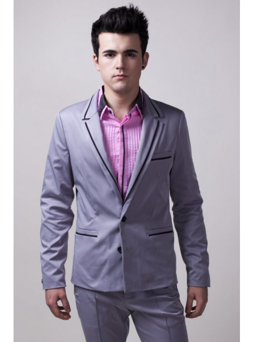 Пиджаки Пиджак 2404_Стальной