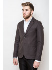 Пиджаки Пиджак 2414_Коричнево-угольный