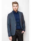 Пиджаки Пиджак 2414-1_Серо-синий