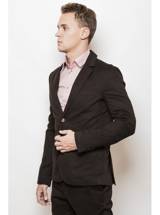 Пиджаки Пиджак 2443_Шоколадный
