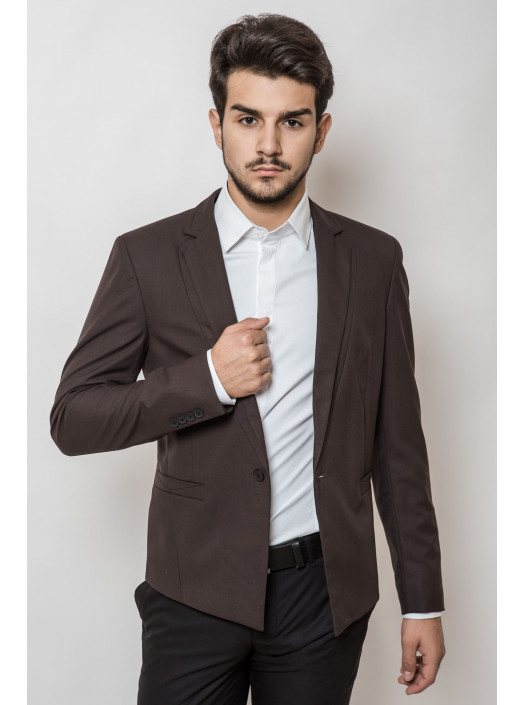 Пиджаки Пиджак 2403_Коричневый