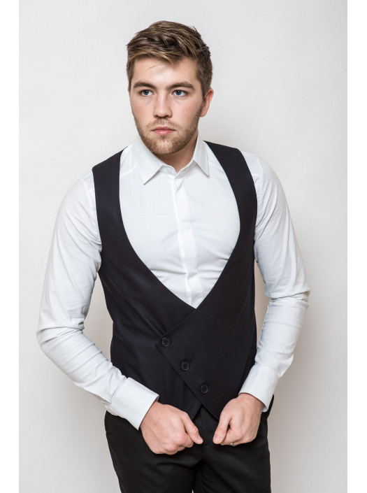 Жилетка Жилет 2110_Темно-синий