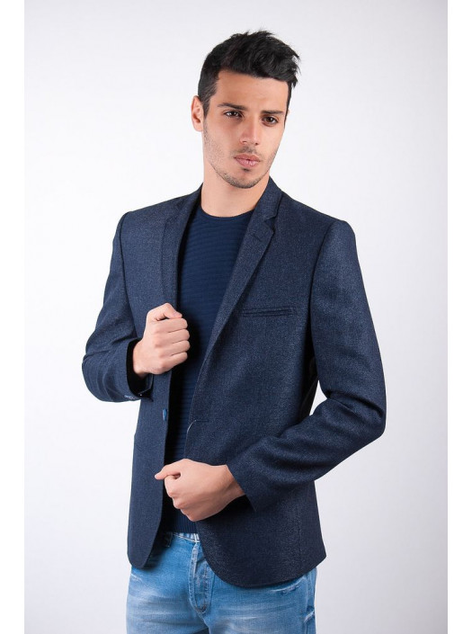 Пиджаки Пиджак №96C001_Темно-синий