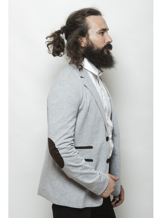 Пиджаки Пиджак 2450_Светло-серый