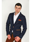 Пиджаки Пиджак 2451_Темно-синий