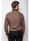 Рубашка Рубашка 3205-1_Коричневый