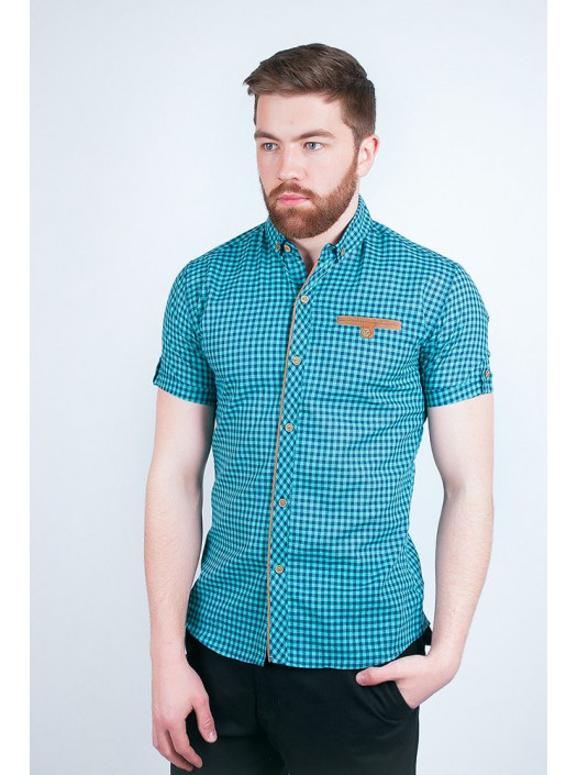 Рубашка Рубашка №94F039_Зеленый