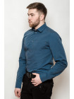 Рубашка Рубашка 3220-2_Серо-синий