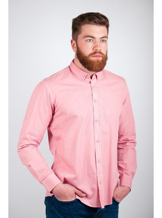 Рубашка Рубашка №101F022_Розовый