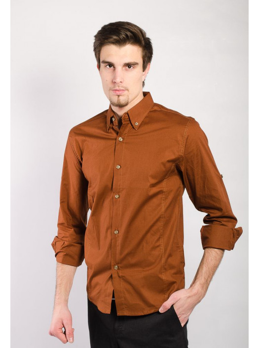 Рубашка Рубашка №46G045_Кирпичный