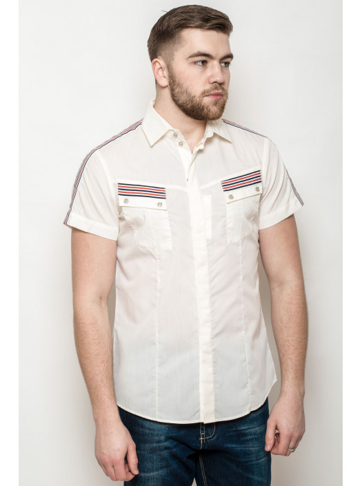 Рубашка Рубашка 3115_Молочный