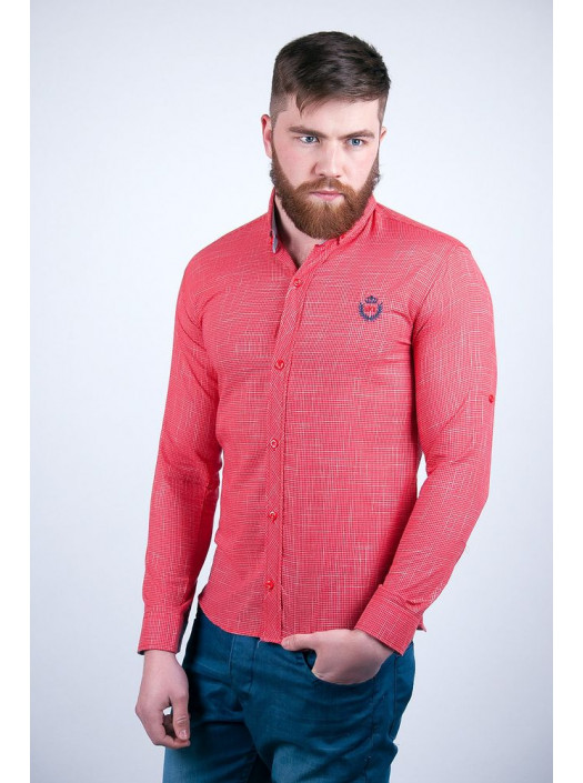 Рубашка Рубашка №94F014_Красный