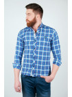Рубашка Рубашка №94G029_Сине-красный