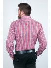 Рубашка Рубашка №54F009_Бордово-бежевый