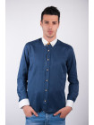 Рубашка Рубашка №101F006_Темно-синий