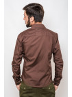 Рубашка Рубашка 3221_Коричневый