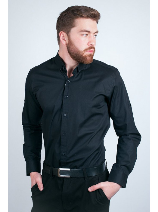 Рубашка Рубашка №54F015_Черный